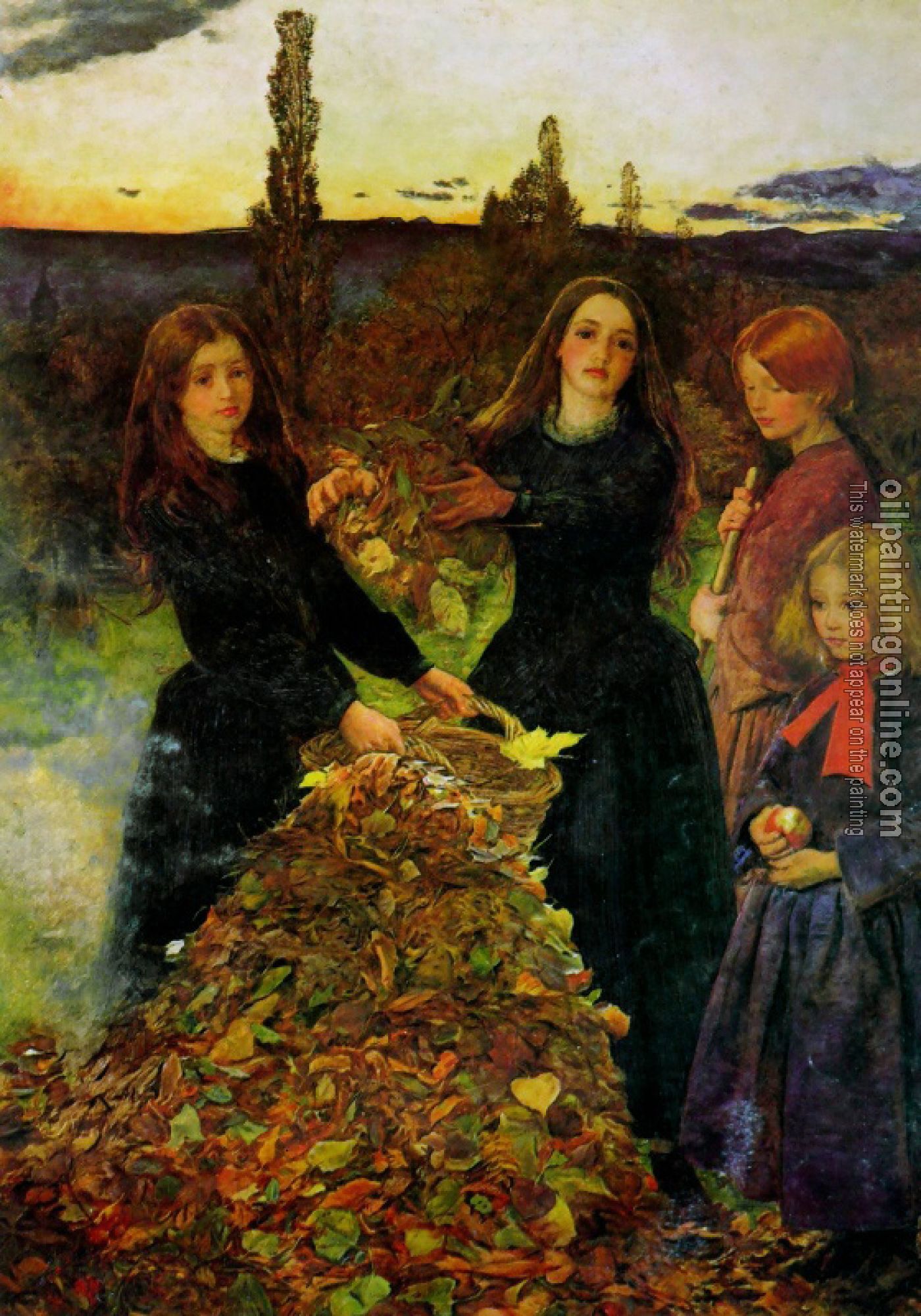 Millais, Sir John Everett - Autumn Leaves